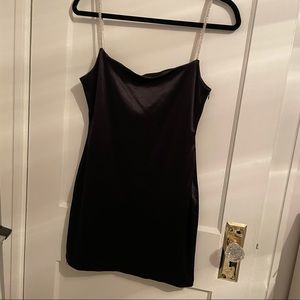 Meshki satin dress NWT